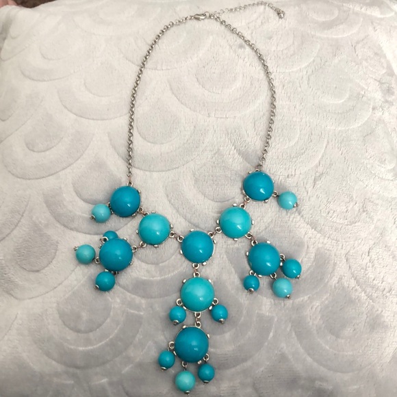 Turquoise color bubble necklace - Picture 1 of 3
